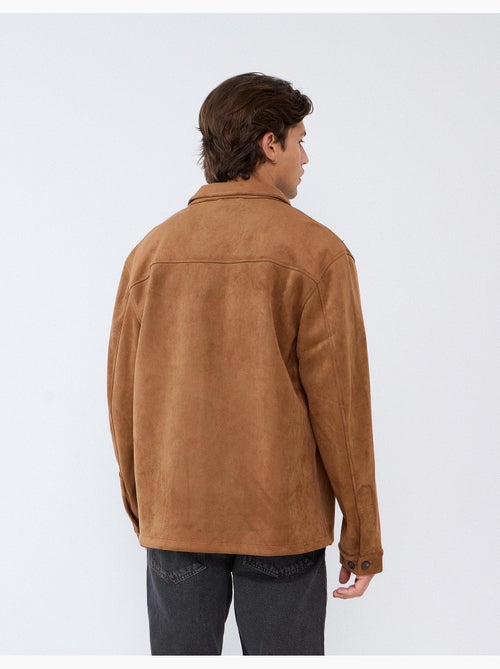 Surchemise effet suède, mo fashion - Kiabi Surchemise effet suède, mo fashion - Kiabi