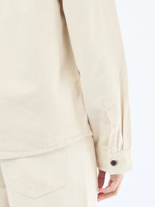 Surchemise en coton - Kiabi