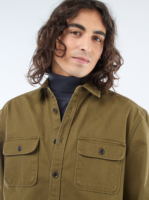 Surchemise en coton - Kiabi