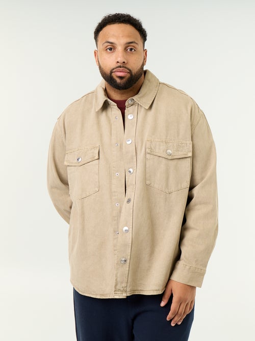 Surchemise en denim - Kiabi