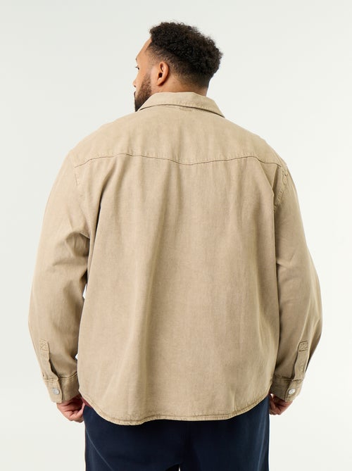 Surchemise en denim - Kiabi