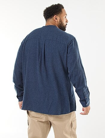 Surchemise en flanelle avec poche poitrine