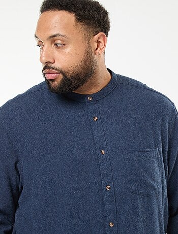 Surchemise en flanelle avec poche poitrine