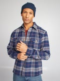 Surchemise en flanelle Bleu - Kiabi