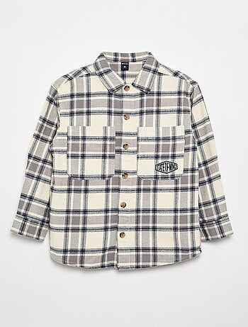 Surchemise en flanelle