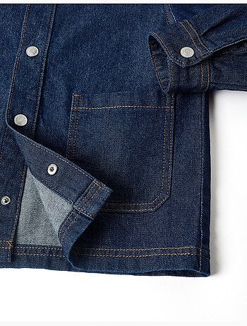 Surchemise en jean avec poches frontales