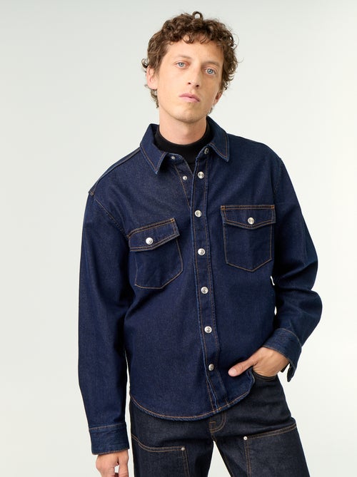 Surchemise en jean - Kiabi Surchemise en jean - Kiabi