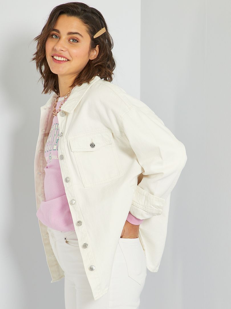 surchemise mi longue femme