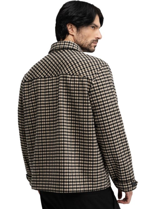 Surchemise en laine homme homme taos transformation - Kiabi