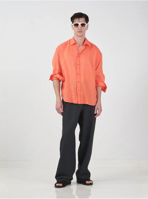 Surchemise en lin oversize pour homme giesto - Kiabi Surchemise en lin oversize pour homme giesto - Kiabi