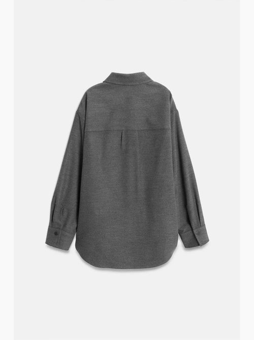 Surchemise en maille oversize à manches longues dilvin - Kiabi Surchemise en maille oversize à manches longues dilvin - Kiabi