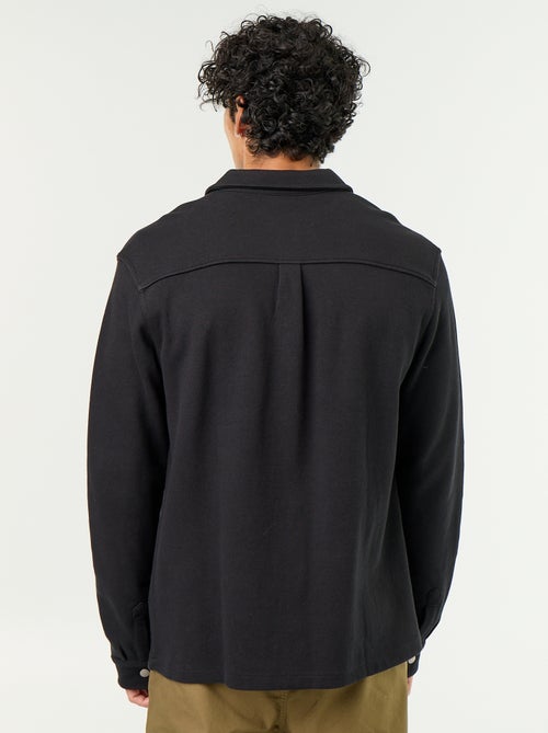 Surchemise en maille piquée - Kiabi