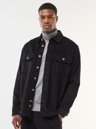 Surchemise en velours coton uni