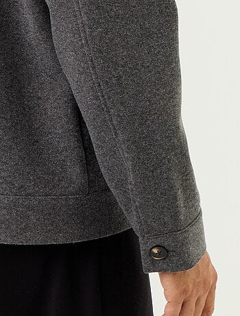 Surchemise esprit lainage avec poches poitrine