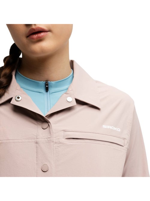 Surchemise été cyclisme gravel femme cyclisme femme emberly - Kiabi