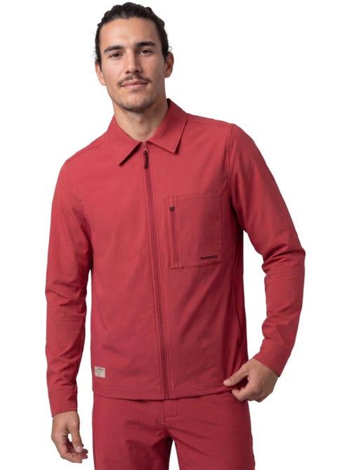 Surchemise été cyclisme gravel homme cyclisme homme stoneway - Kiabi