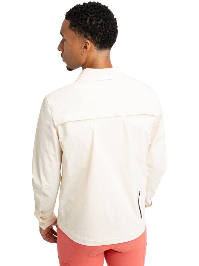 Surchemise été cyclisme gravel homme cyclisme homme stoneway stone Blanc - Kiabi
