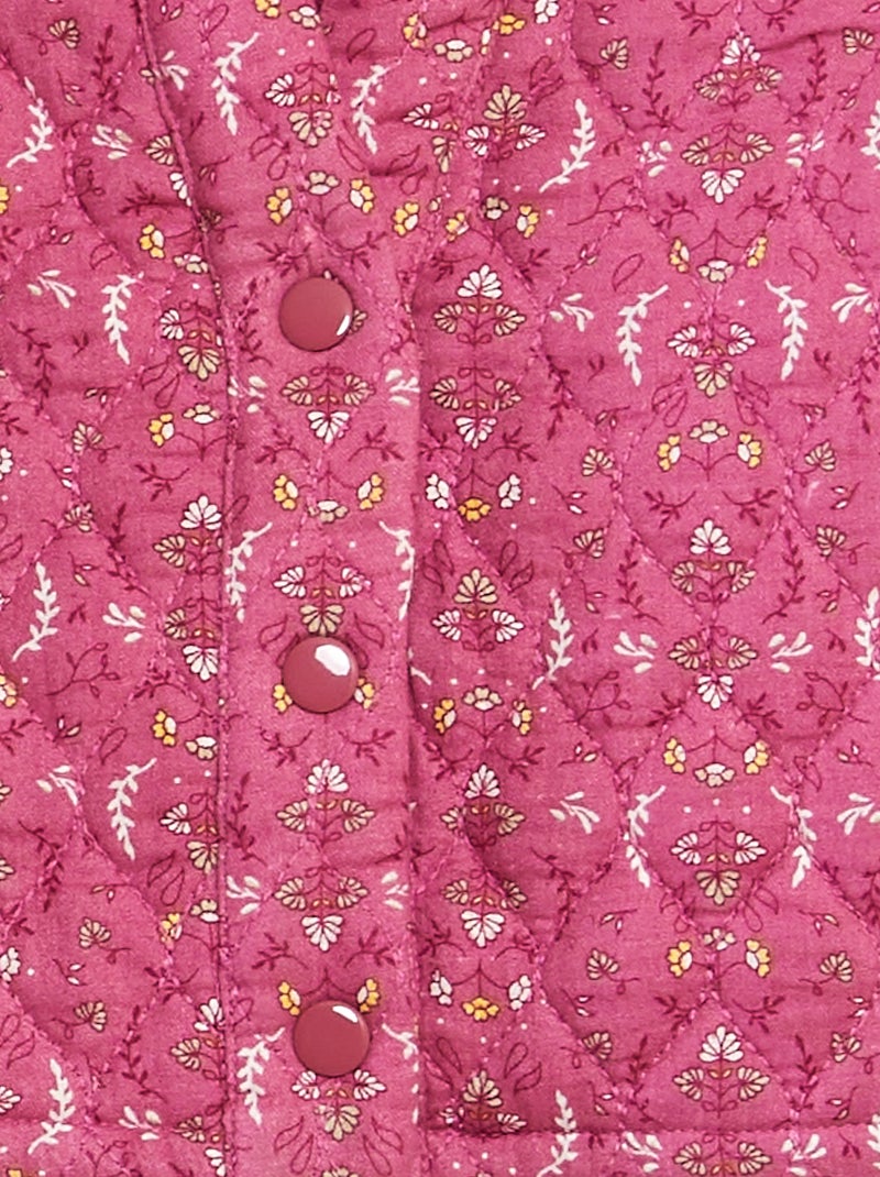 Surchemise matelassée Rose - Kiabi