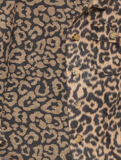 Surchemise motif 'léopard' - Kiabi