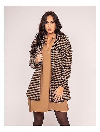 Surchemise pied de poule UVEL