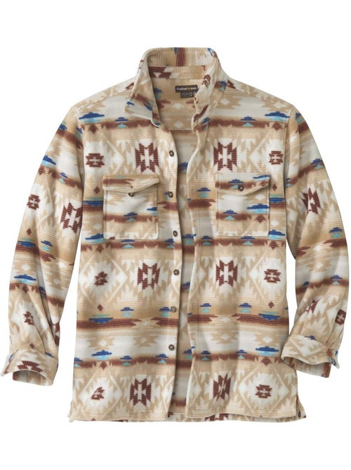 Surchemise Polaire Motifs Navajos   - ATLAS FOR MEN - Kiabi