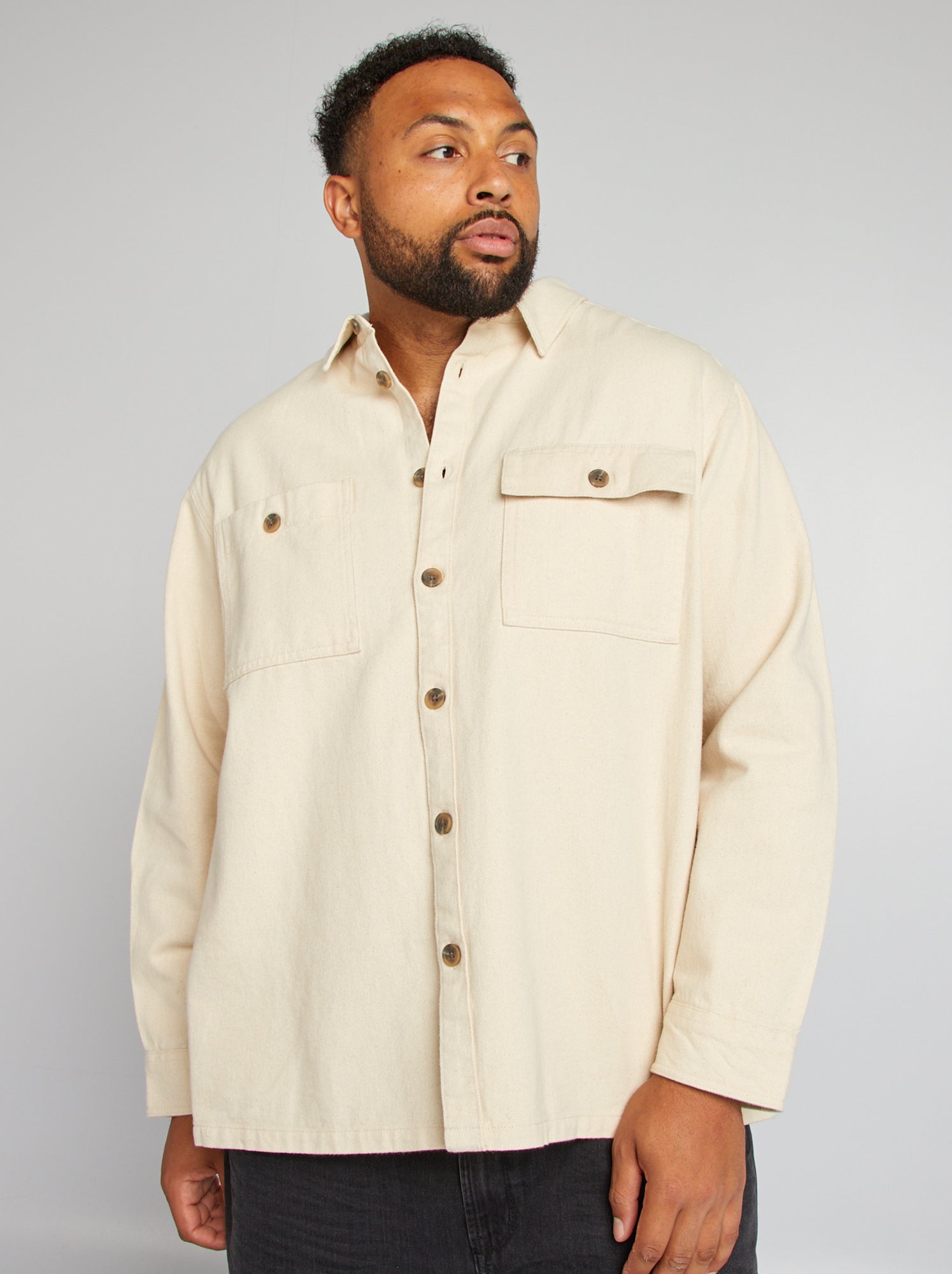 Chemises blanches pour homme taille 3XL Kiabi