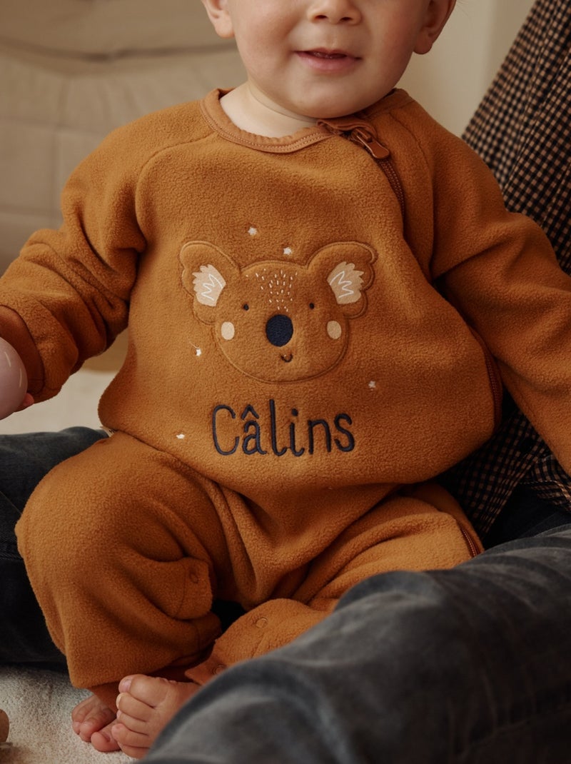 Surpyjama b?b? en polaire Constellation Camel - Kiabi