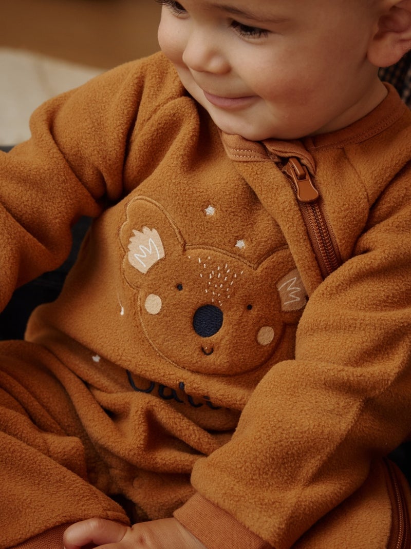 Surpyjama b?b? en polaire Constellation Camel - Kiabi