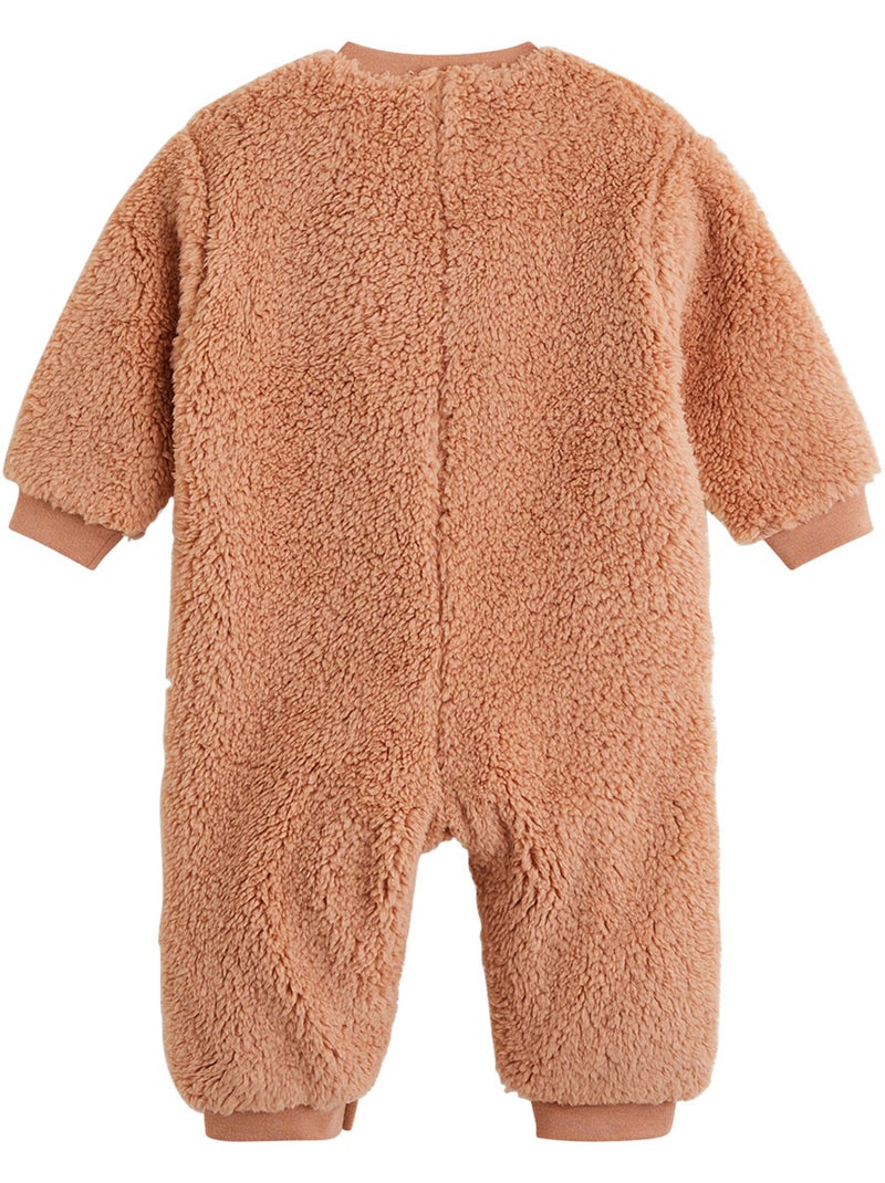Surpyjama bébé en sherpa aimée Rose - Kiabi