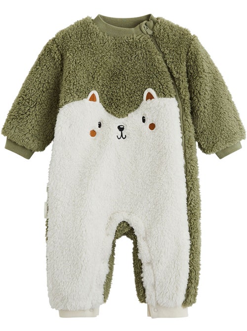 Surpyjama bébé en sherpa Ginkgo - Kiabi