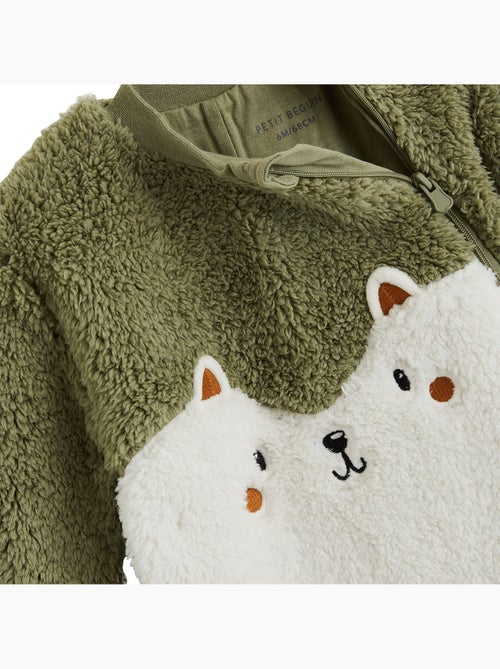 Surpyjama bébé en sherpa Ginkgo - Kiabi