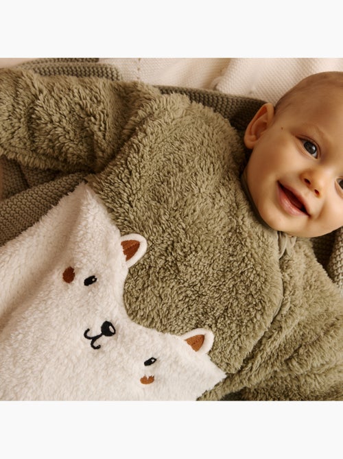 Surpyjama bébé en sherpa Ginkgo - Kiabi