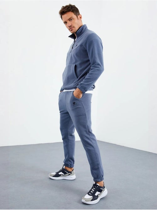 Survêtement homme deux pièces en maille peluche tommy - Kiabi Survêtement homme deux pièces en maille peluche tommy - Kiabi