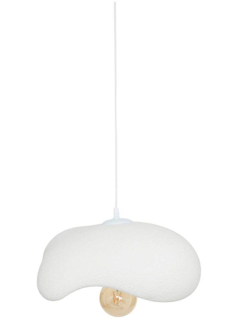 Suspension abat-jour organique TEIVA Blanc - Kiabi