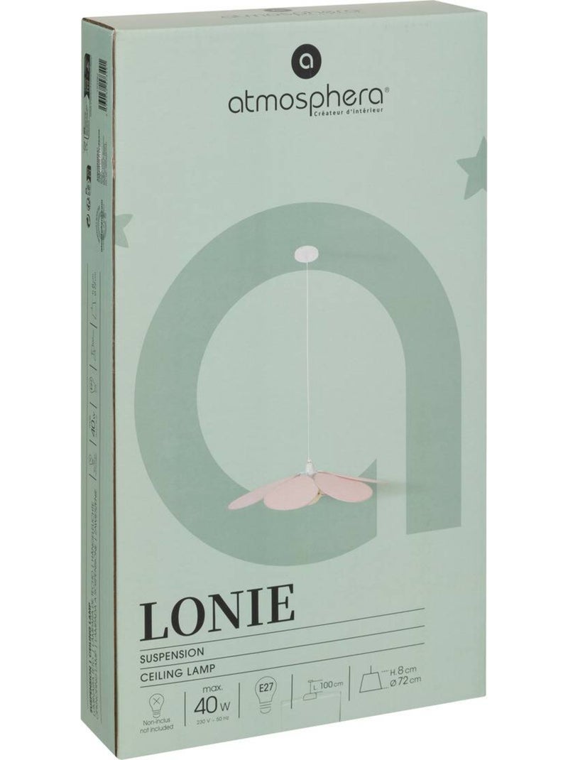 Suspension enfant fleur 6 pétales D.72cm NAYA Rose - Kiabi
