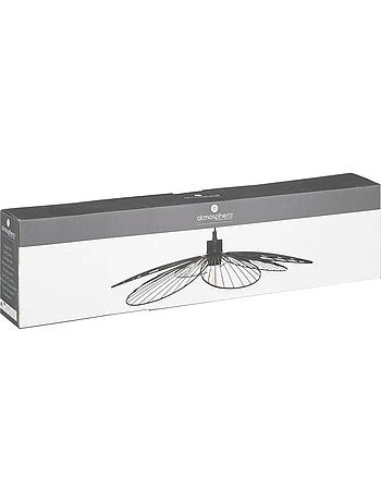 Suspension métal filaire forme fleur fleur
