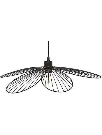 Suspension métal filaire forme fleur fleur
