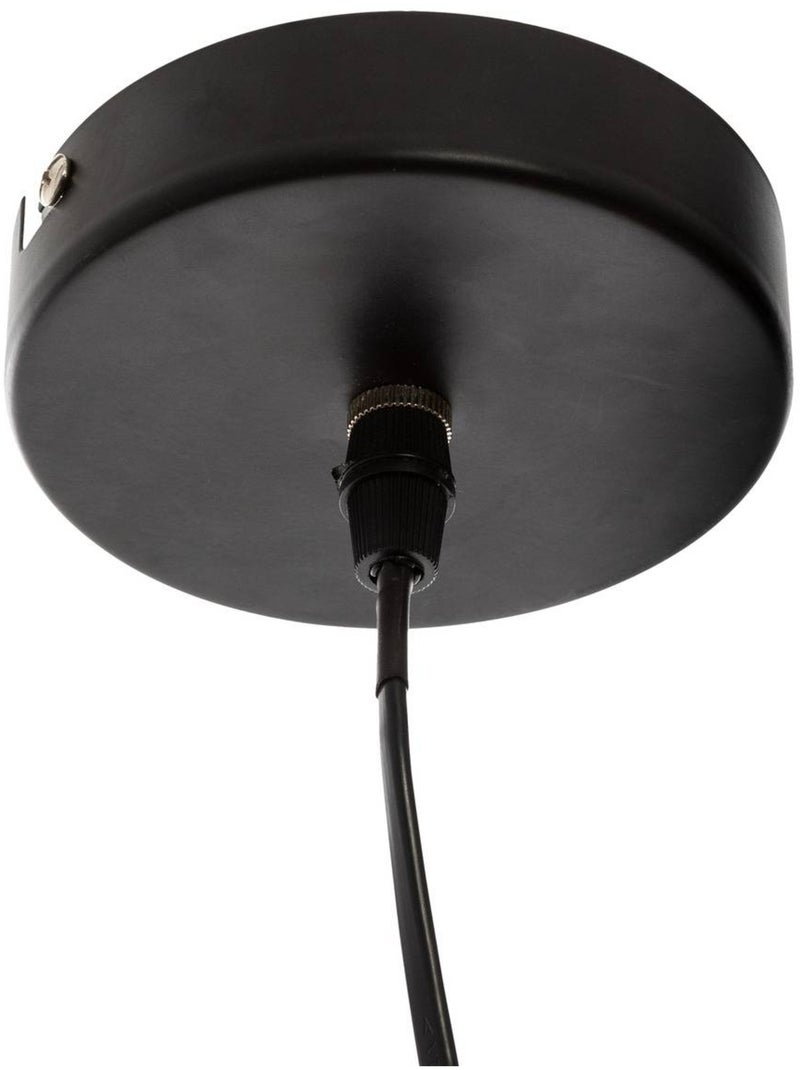Suspension métal filaire forme fleur FLEUR Noir - Kiabi