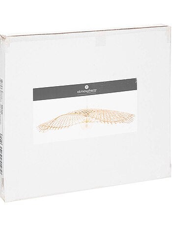 Suspension plafonnier en bambou naturel TESS