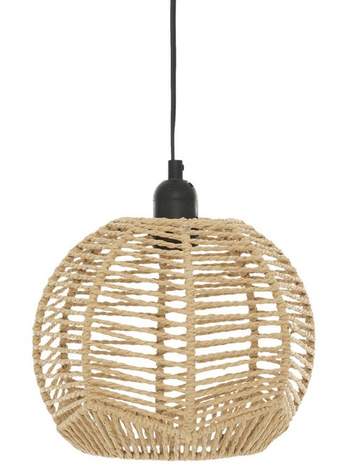 Suspension sphérique en papier tressé CAREN - Kiabi Suspension sphérique en papier tressé CAREN - Kiabi