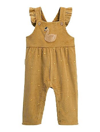 Swan corduroy babyoveralls