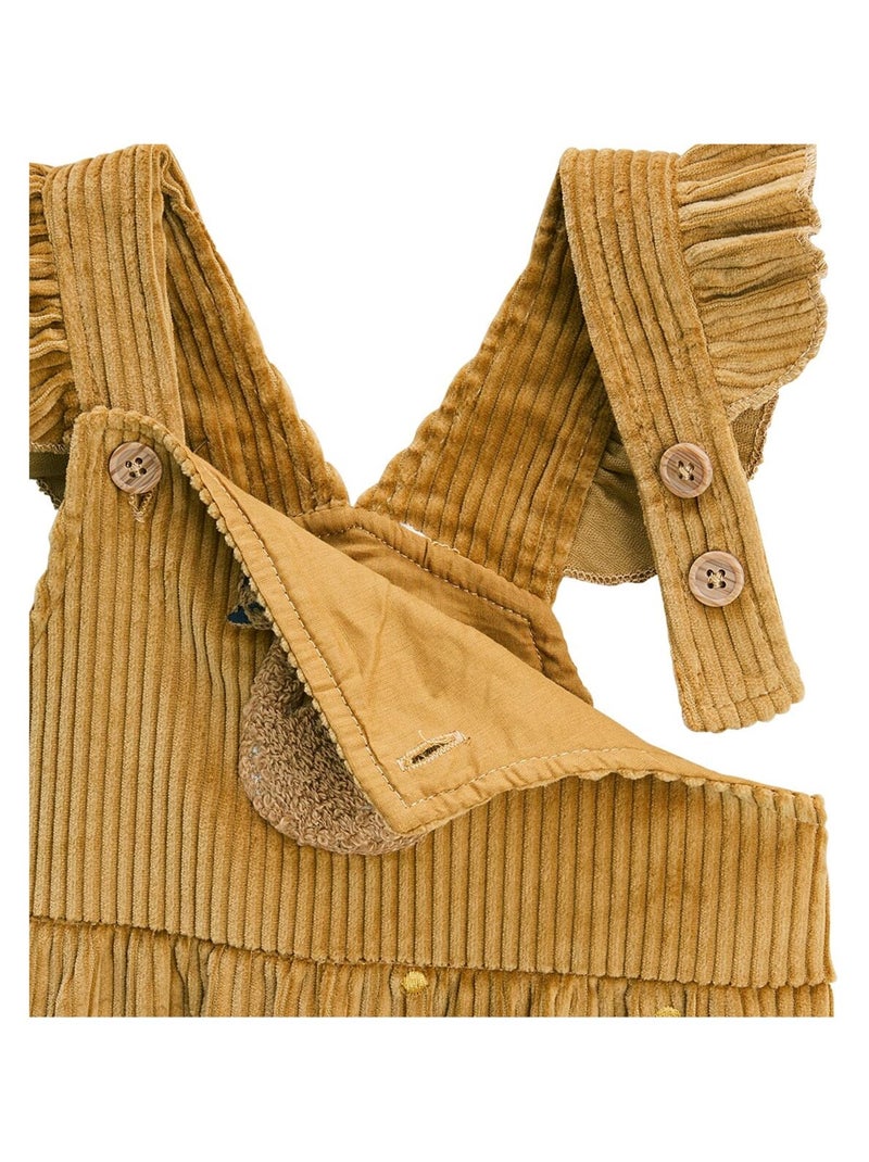 Swan corduroy babyoveralls Mosterd - Kiabi