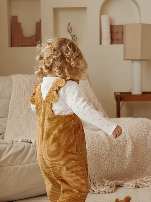 Swan corduroy babyoveralls - Kiabi