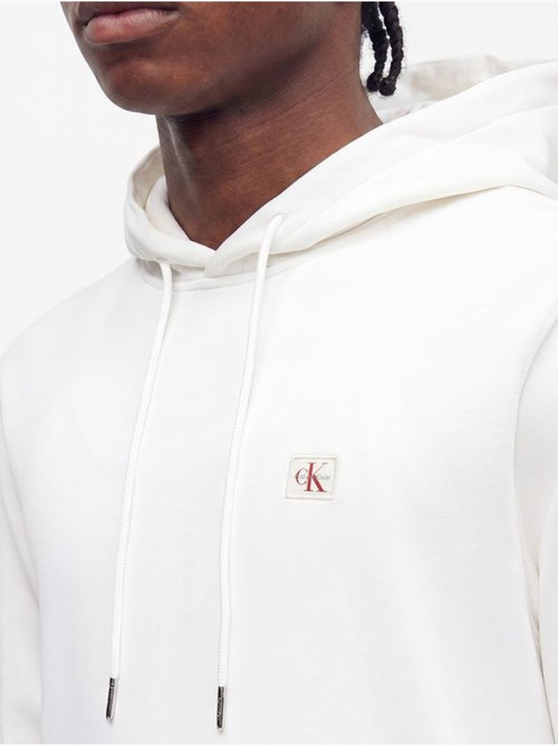 Sweat à capuche - calvin klein Blanc - Kiabi