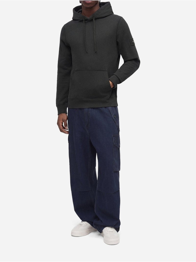 Sweat à capuche - calvin klein Noir - Kiabi
