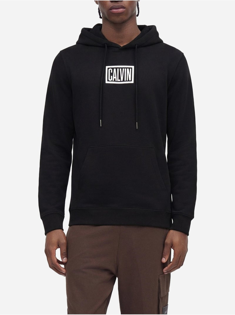 Sweat à capuche - calvin klein Noir - Kiabi