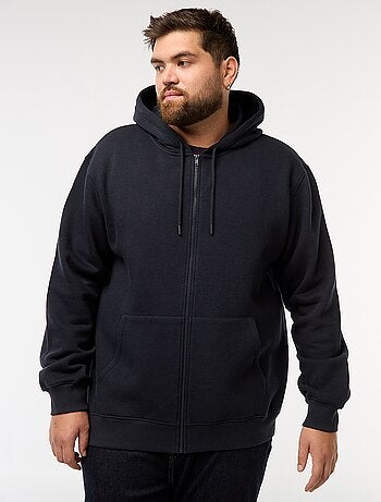 Sweat à capuche à ouverture zippée