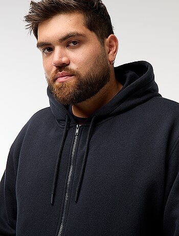 Sweat à capuche à ouverture zippée