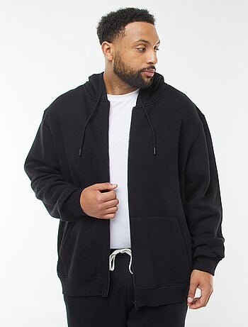 Sweat à capuche à ouverture zippée