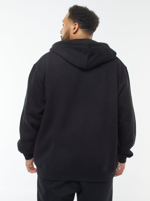 Sweat à capuche à ouverture zippée - Kiabi